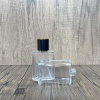 Flacon de parfum en verre à col vissé 30ml 50ml 100ml, vide, rechargeable, avec pulvérisateur, pour échantillons, atomiseur cosmétique vide