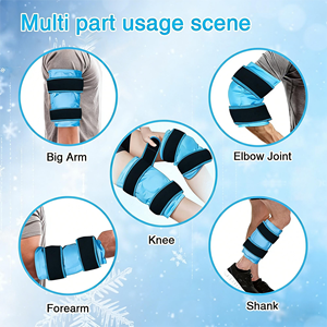 Compresa de <span class=keywords><strong>Gel</strong></span> Reutilizable y Ajustable con Logotipo Personalizado para Terapia de Frío y Calor, Alivio del Dolor en Rodilla, Tobillo y Codo, Lesiones Deportivas - Product Image 5