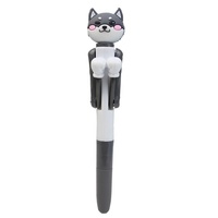 Fun Quirky Cat Dog Boxing Pen Creative Cartoon Animal Soulagement du stress Prank pour les garçons de l'école primaire 1.0mm Largeur d'écriture Cadeau