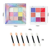 Nouvelle poudre acrylique 9 couleurs pour nail art, effet dégradé, miroir magique, nacré, scintillant, fluide, mat, coquillage