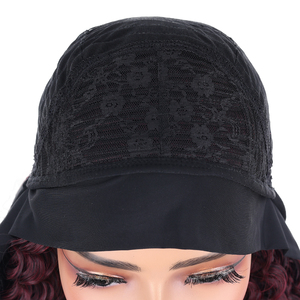 Bán Chạy Băng Đô Tóc Mái Cho Phụ Nữ Châu Phi Tóc Mái Bện Ngắn Màu <span class=keywords><strong>Bob</strong></span> Băng Đô Tóc Giả Tổng Hợp Xoăn Thẳng Yaki - Product Image 5