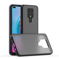 Coque de téléphone en caoutchouc translucide mat avec cadre en caoutchouc pour Tecno Camon 16 17 18P 18T Premier Spark 8P Go Pova Slim Bumper Cover
