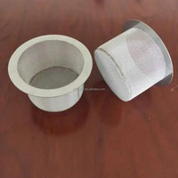 Filtre conique SS304, tamis conique en maille métallique pour la filtration industrielle des grands conduits