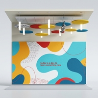 Panneaux acoustiques en polyester colorés pour chambre d'enfant, écologiques et sûrs, dalles murales acoustiques de formes multiples pour la décoration de chambre d'enfant