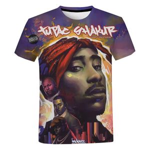 <span class=keywords><strong>Tupac</strong></span> 2pac T-Shirt con stampa 3d T-Shirt Hip Hop da uomo T-Shirt con stampa digitale 3d T-Shirt con stampa grafica personalizzata - Product Image 2