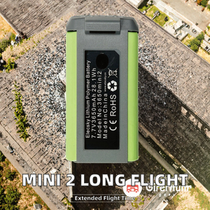 Batterie pour drone <span class=keywords><strong>DJI</strong></span> Mini 2 <span class=keywords><strong>SE</strong></span>, 7.7V 3650mAh, pour un vol électromagnétique plus long que le modèle d'origine, en plastique - Product Image 2