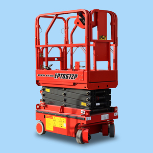 Plataforma Elevatória Elétrica Autopropelida Hidráulica para Trabalho Aéreo em Canteiros de Obras - Product Image 4