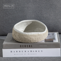 Merlin Living Scratch Design Bol à fruits Nordic Home Decor Articles pour le salon Chaozhou Omaysn Céramique Usine Vente en gros