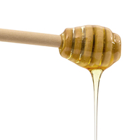 Offre Spéciale : Cuillère à miel en bois naturel faite à la main avec logo personnalisé, idéale pour la maison, les fêtes, les mariages, et comme outil de distribution de sirop.
