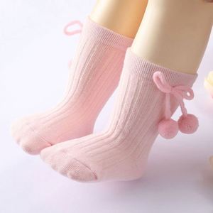 Chaussettes décontractées en coton doux et respirant pour bébés filles, avec grand nœud en dentelle tricotée, écologiques, modèle 823 Printemps, USA Mairun - Product Image 5