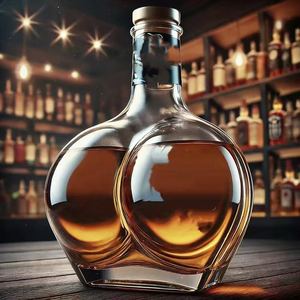 Carafe à <span class=keywords><strong>whisky</strong></span> en <span class=keywords><strong>verre</strong></span> borosilicate de haute qualité, design moderne, pour cadeaux d'affaires - Product Image 1