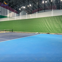 Cortina Divisoria para Instalaciones Deportivas de Grado Profesional, Aislamiento Acústico, Bloqueo de Luz, Fácil Instalación