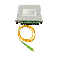 OEM 1x2 ~ 1x16 SC/APC Fibre PLC Splitter Cassette avec 2.0mm Pigtails, FTTH Optique Splitter Module pour ODF/Distribution Box