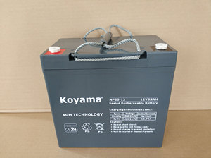 Industrial Usage Ups <b>Battery</b> and <b>Deep</b> <b>Cycle</b> 12v55ah Lead Acid <b>Batteries</b> - Product Image 4
