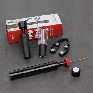 Ensemble tire-<span class=keywords><strong>bouchon</strong></span> à pompe à air, type <span class=keywords><strong>aiguille</strong></span>, ouverture à une touche, ouvre-bouteille portable en aluminium avec <span class=keywords><strong>bouchon</strong></span> et verseur, ensemble de 4 pièces - Product Image 2
