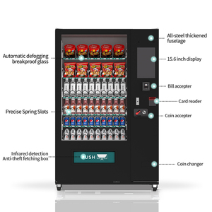 Hoàn toàn tự động thanh toán điện tử máy bán hàng tự động kinh doanh Mới Giải trí máy bán hàng tự động cho thực phẩm và đồ uống - Product Image 5