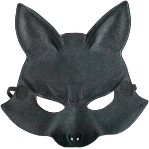 Toptan yarım yüz tilki maskesi gerçekçi baskılı hayvan kostüm maske cadılar bayramı karnaval kostüm partisi - Product Image 3