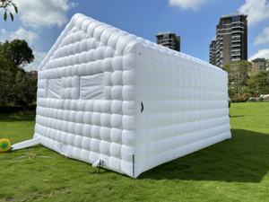 베스트 셀러 상업용 풍선 조명 사진 부스 텐트 파티 전시회 이벤트를위한 대형 흰색 풍선 큐브 텐트 - Product Image 5