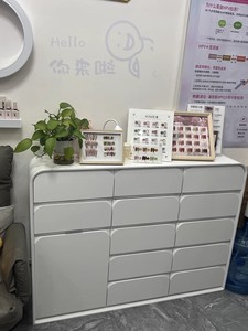Nuevo Mueble Auxiliar para Salón de Uñas, Mueble de Almacenamiento con Exhibición en el Suelo para Esmalte de Uñas y Tienda de Belleza - Product Image 4
