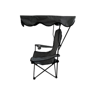<span class=keywords><strong>Silla</strong></span> de <span class=keywords><strong>Playa</strong></span> Portátil Plegable de Acero de Alta Calidad, Moderna y Ligera, con Reposabrazos y Toldo para el Sol - Product Image 2