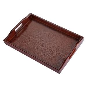 New Chinese Style Double Sword <b>Tray</b>, Commercial Non-Slip Rectangular Wood Grain Creative Tea <b>Tray</b>, <b>Dinner</b> <b>Tray</b>, Hotel - Product Image 5