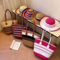 Sac fourre-tout ouvert en polyester uni pour femme, grande capacité, idéal pour les voyages et les vacances en extérieur, avec chaînes, toutes saisons