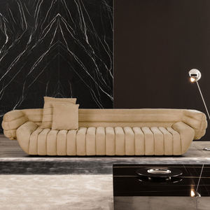 <span class=keywords><strong>Canapé</strong></span> en cuir de vachette moderne en tissu <span class=keywords><strong>nubuck</strong></span>, design italien élégant, mobilier de salon de luxe - Product Image 2