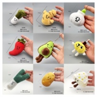 Fabriek Gemengde Groothandel 10-15CM Klauwpoppen Grappige Groenten Fruit Pluche Speelgoed Creatieve Hangertjes Kinderen Cartoon Dieren Speelgoed