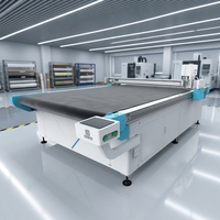 Cutter CNC à couteau oscillant Rongchi 1625 avec tête de couteau simple 1500x2600mm pour tissu et cuir
