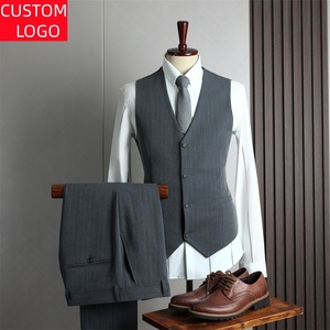 <span class=keywords><strong>Gilet</strong></span> de <span class=keywords><strong>Costume</strong></span> Homme Slim Fit Respirant Personnalisé avec Logo – Idéal pour Affaires, Tenues Décontractées, Mariages (Groom, Garçon d'Honneur) – Service OEM - Product Image 1