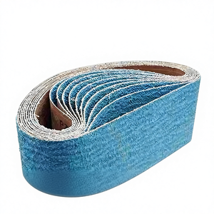 Bandes abrasives en zircone pour le <span class=keywords><strong>ponçage</strong></span> des couteaux, le meulage des métaux, le polissage <span class=keywords><strong>de</strong></span> l'acier inoxydable, rouleaux <span class=keywords><strong>de</strong></span> tissu abrasif - Product Image 1