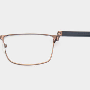 <span class=keywords><strong>2026</strong></span>年人気メンズスクエアメガネ光学眼鏡フレーム格安メタルビジネス高級眼鏡フレーム - Product Image 4