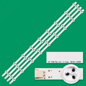 HX-NO.1409 pour téléviseur LG 32 pouces avec bande de rétroéclairage LED 32'' ROW REV0.6 1 Type A 6916L-1030A Corps de lampe en aluminium Bande lumineuse LED - Product Image 1
