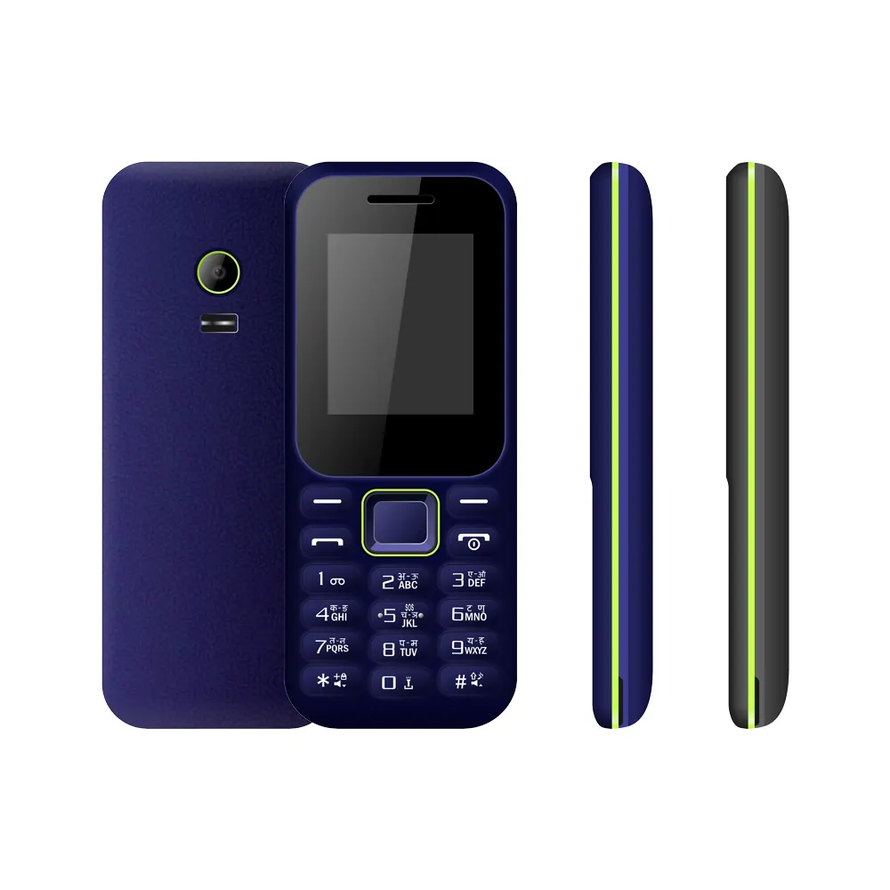 YG1803 TANGBEY 1.77 Inch Custom Rubber Keypad Bar Dual Sim Cell Phone 2G GSM 0.08MP Camera Radio FM