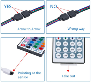 2835 SMD 5M/10M/15M/20M <strong>RBG</strong> Color Change <strong>Light</strong> Strip RGB Flexible LED Strip <strong>Light</strong> with P65 Waterproof 24keys LED Strip <strong>Light</strong> - Product Image 6