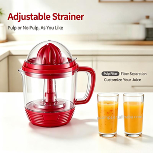 Presse-agrumes électrique portable et lavable pour comptoir, 1,2 L, avec filtre <span class=keywords><strong>de</strong></span> qualité, à torsion bidirectionnelle, pour citrons et oranges - Product Image 5