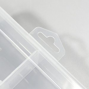 Thickened Plastic Flip Top Storage Box 300x200x60mm Transparent With Lid Stackable For Small Parts Tools - Product Image 2