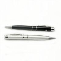 Stylo bille pointeur laser petite capacité clé usb Dernier modèle lumière led clé usb 8g