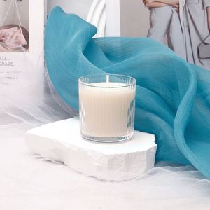 Vela Aromática Minimalista de Cera de Soya en Frasco de Vidrio, Fragancia Floral, Decoración para el Hogar, Duración de 40-60 Horas - Product Image 3