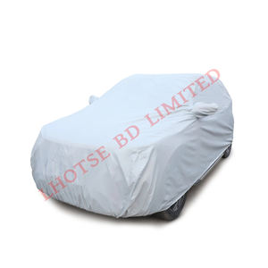 Cubierta duradera para coche hecha de material impermeable y resistente a los rayos UV para una protección completa contra el clima y el polvo durante el almacenamiento - Product Image 4