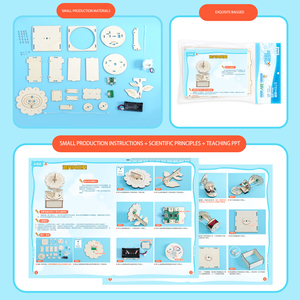 Jouet éducatif scientifique <span class=keywords><strong>pour</strong></span> enfants, fabrication artisanale, petite lampe solaire, expériences scientifiques, puzzle, jouet STEM <span class=keywords><strong>pour</strong></span> enfants d'âge scolaire - Product Image 2