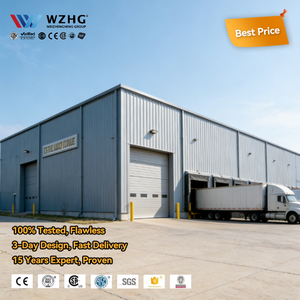 Edificio de Almacén Metálico a Precio Directo de Fábrica, Material de Acero Q355B/Q235B para Campamentos Mineros, Construcción Modular de Acero - Product Image 1