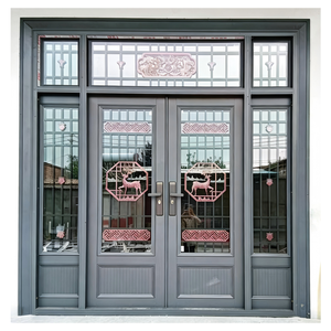<span class=keywords><strong>Porte</strong></span> d'entrée de villa de luxe en alliage de zinc avec design personnalisé unique, anti-corrosion, couleur or rose, qualité sécurité supérieure - Product Image 3