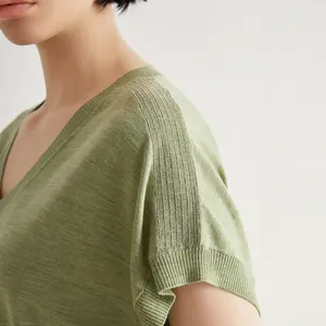 BC-56 Merino Wool Women's Clothing Wholesale Sweaters Ladies Clothes Silk Summer Tops For Women Luxury Clothes Loose