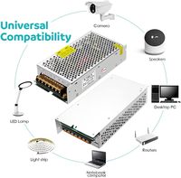 Alimentation à découpage AC-DC 5V 20A 100W avec boîtier en aluminium, convertisseur adaptateur pour caméras LED, éclairage pixel, vidéosurveillance