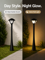Lampadaire LED moderne 12W pour jardin, étanche, en aluminium, pour pelouse extérieure, éclairage paysager pour villa, allée, jardin, parterre de fleurs