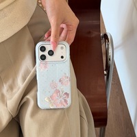 Coque de téléphone IMD motif floral pour iPhone 18 Pro, 18 Pro Max, 17, 17 Pro, 17 Pro Max, 16, 16 Pro Max, 15, 15 Pro, 15 Pro Max, 14 Pro Max, 14 Pro, 14, 13 – Coque personnalisable