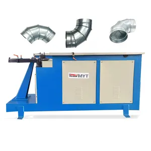 automatic hvac tube spiral seamer round air duct gorelock manual pipe electric elbow bending forming making maker machine
