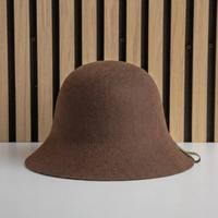 Pemasok Pabrik Topi Sauna Wol Merino 100% Organik Alami Berkualitas Tinggi Warna Sesuai Pesanan Topi Spa Topi Sauna Banya