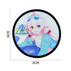 블루 아카이브 애니메이션 후크 앤 루프 패치 프린팅 친환경 굿즈 아카이브 패치 - Product Image 2